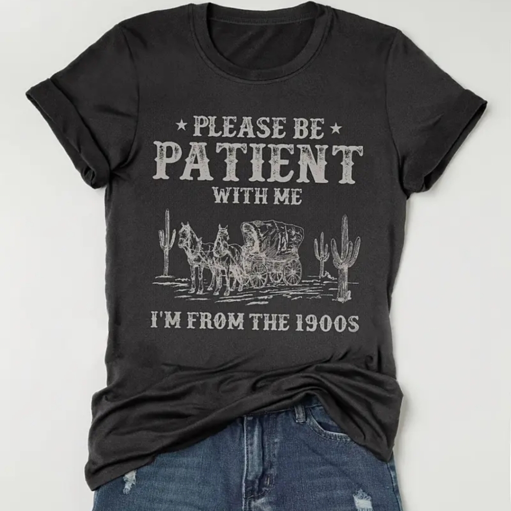 Oregon Trail Throwback Tee Black NEW Extra Large